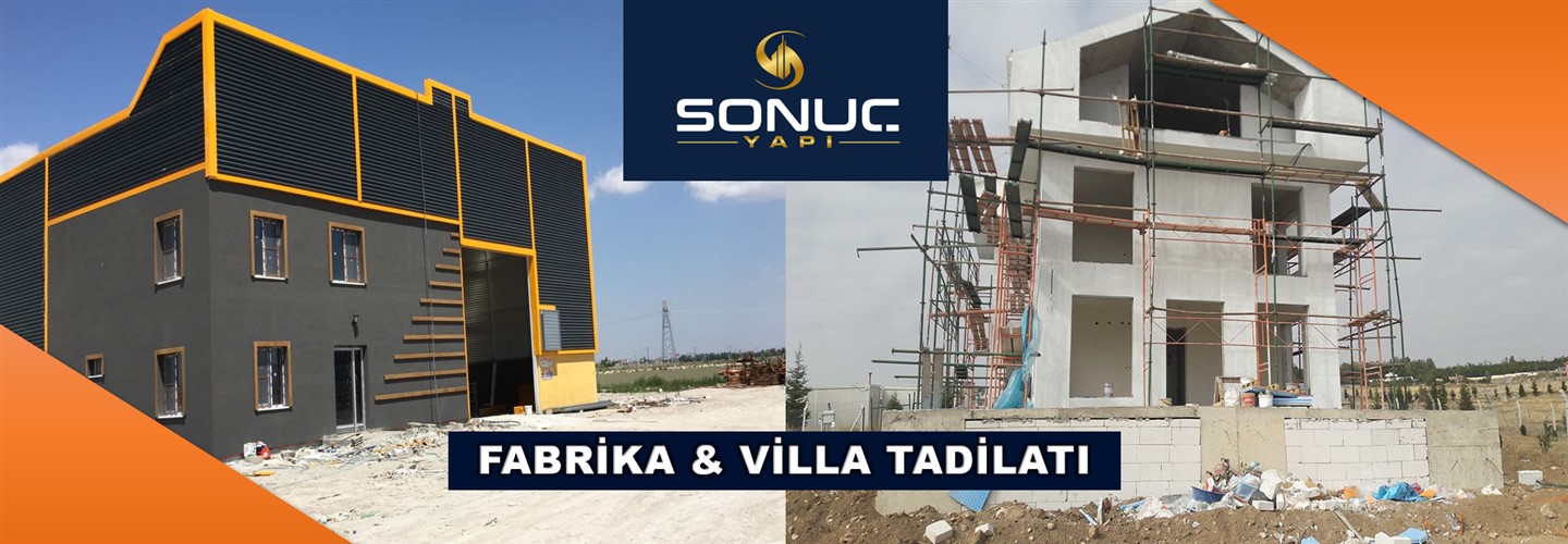 FABRİKA ve VİLLA TADİLATI