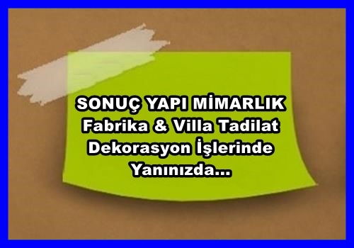 TADİLAT & DEKORASYON