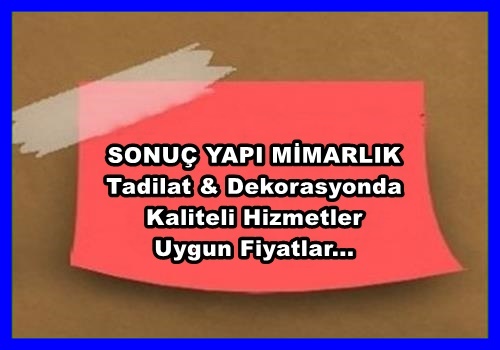 UYGUN TADİLAT FİYATLARI